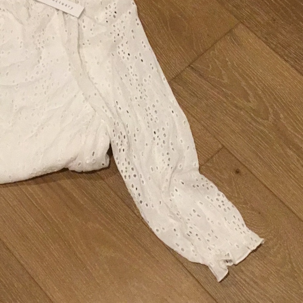 Sanctuary NWT Blooming Eyelet Blouse M - Picture 5 of 7